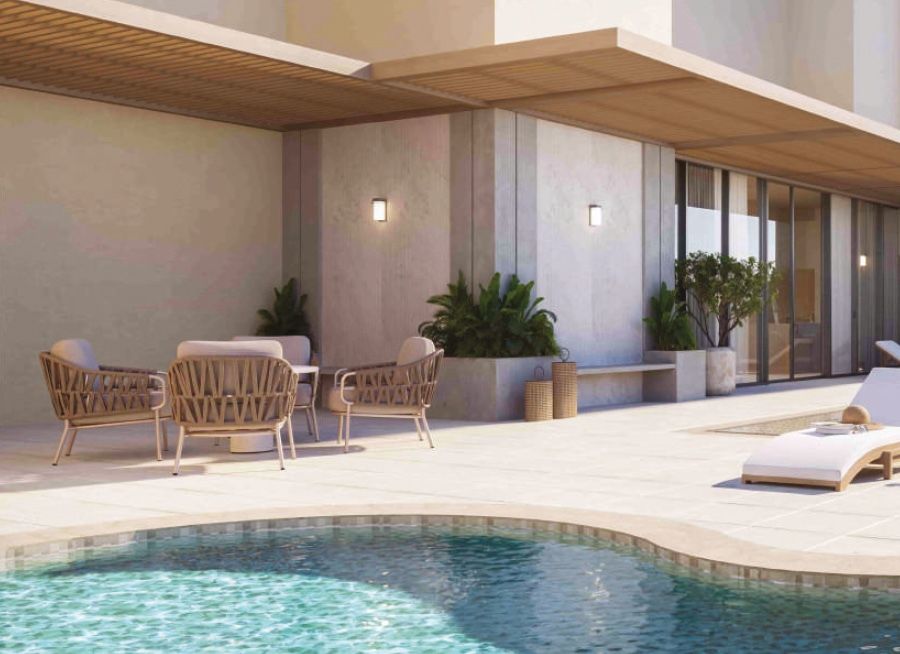 Swimming pool deck, Al Ameera Village brochure image