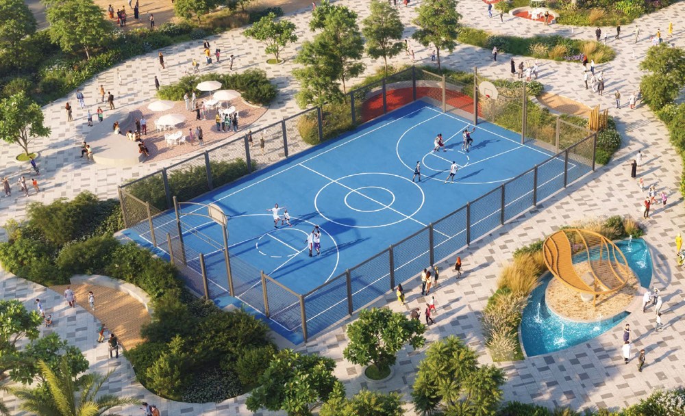 Sports facilities at Tiger Downtown Ajman