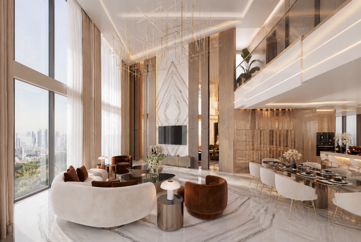 Six-bedroom penthouse residence